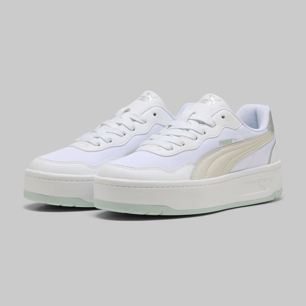 Tenis Puma Court Lally Skye Aqua Metallics 