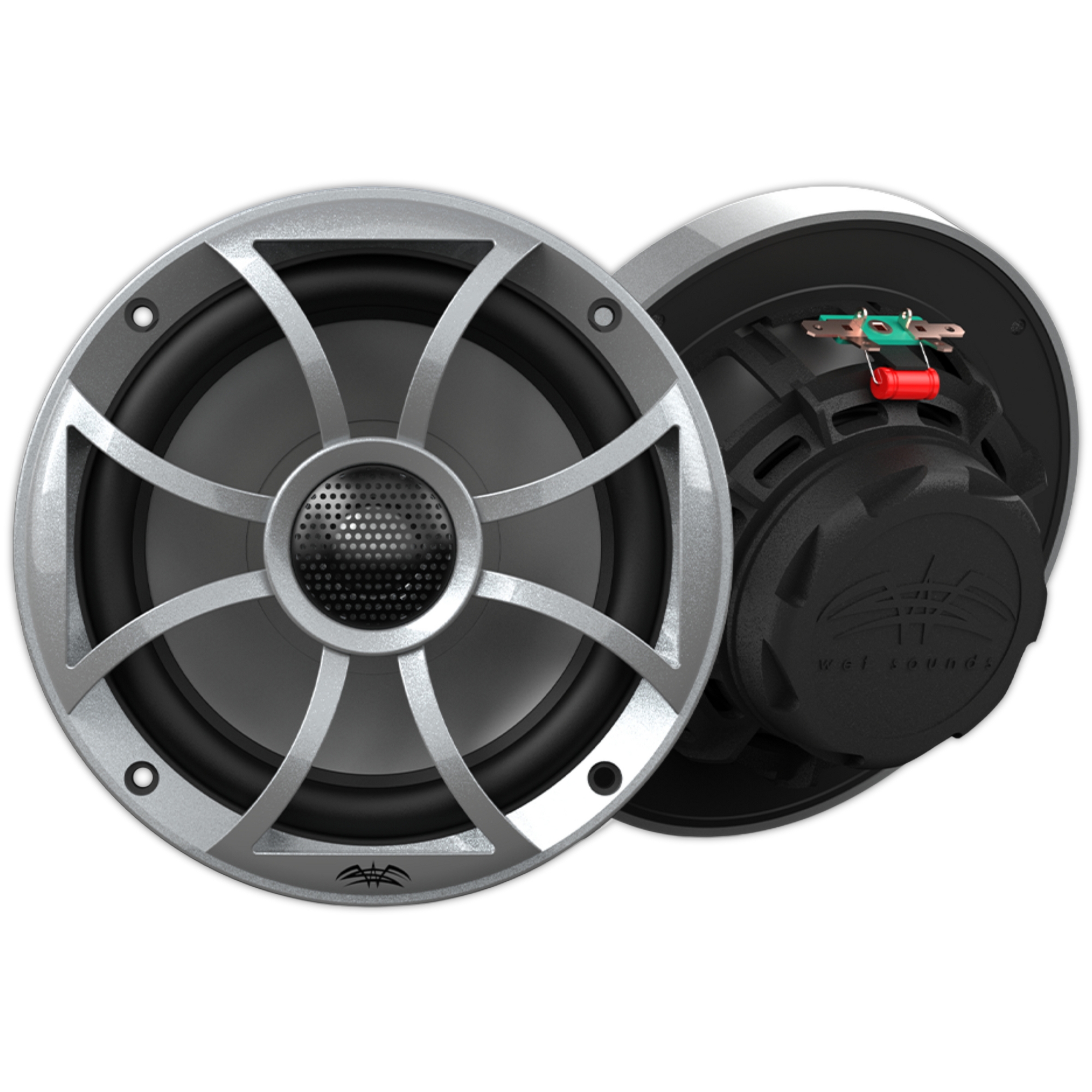 Bocinas Coaxiales Marinas Wet Sounds RECON 6-S 120W 6.5 PLG