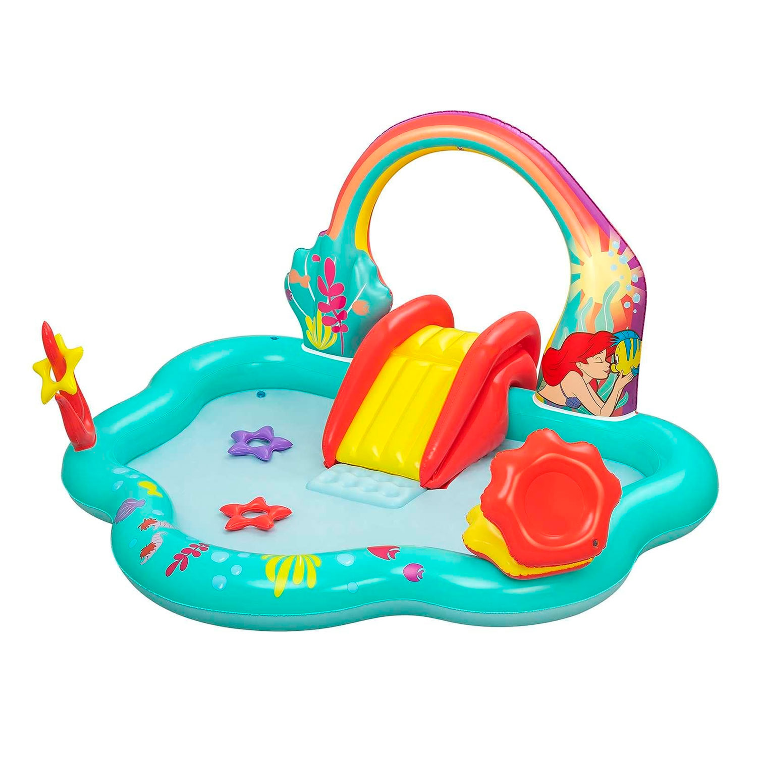 Alberca Inflable La Sirenita Con Resbaladilla Bestway 91097