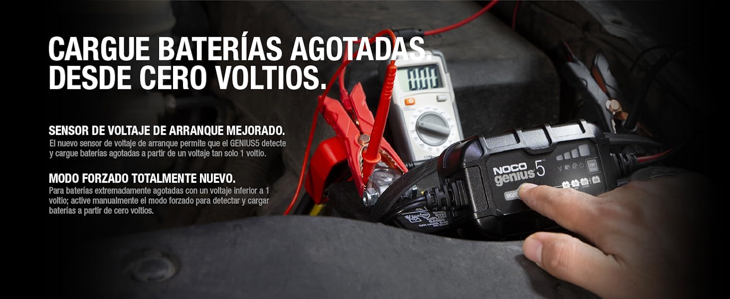Cargador de Batería de 6V y 12V GENIUS5 Noco
