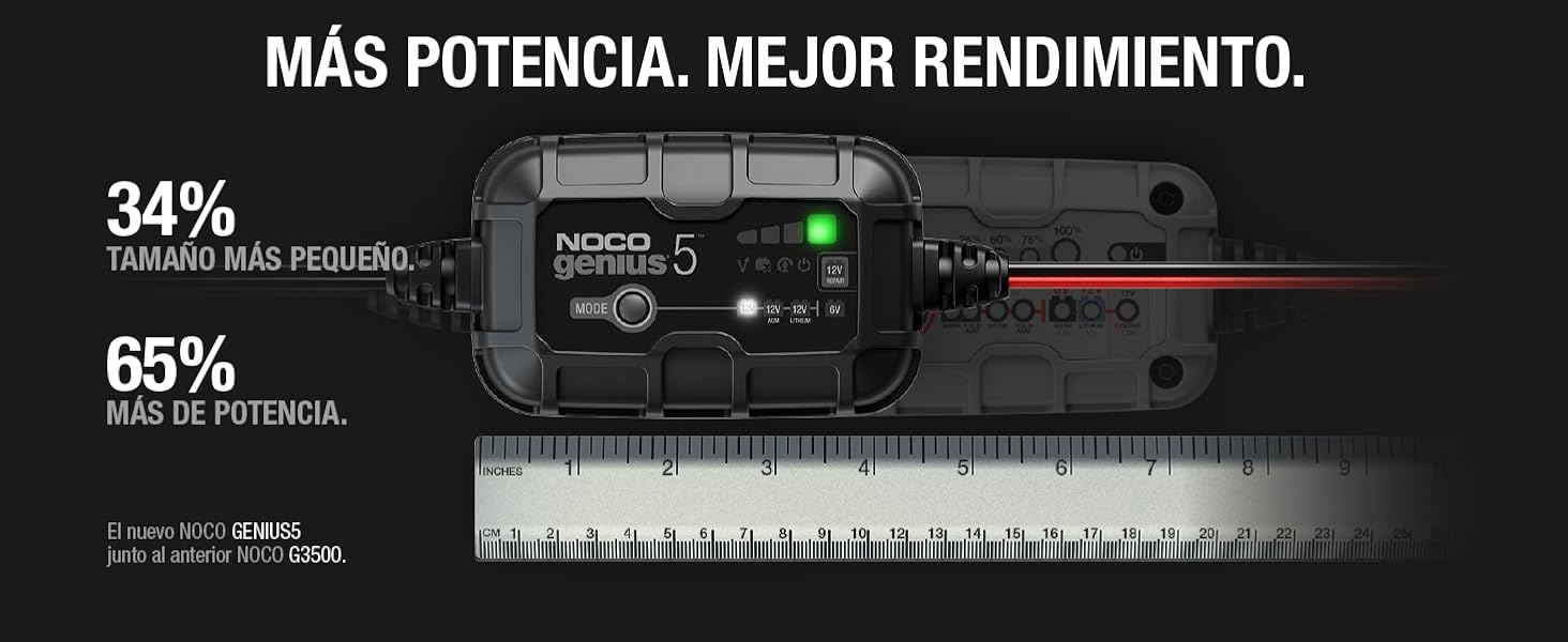 Cargador de Batería de 6V y 12V GENIUS5 Noco