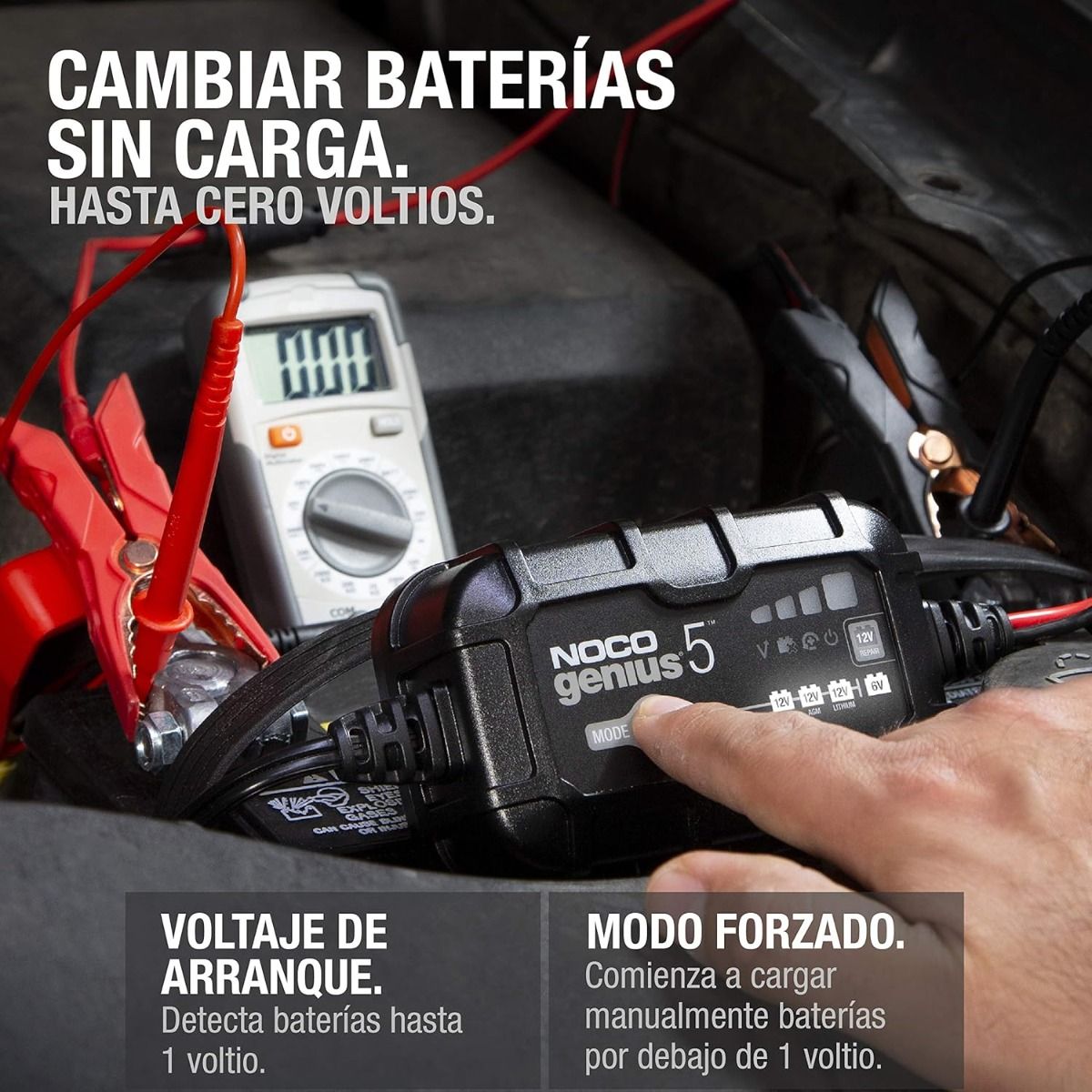 Cargador de Batería de 6V y 12V GENIUS5 Noco
