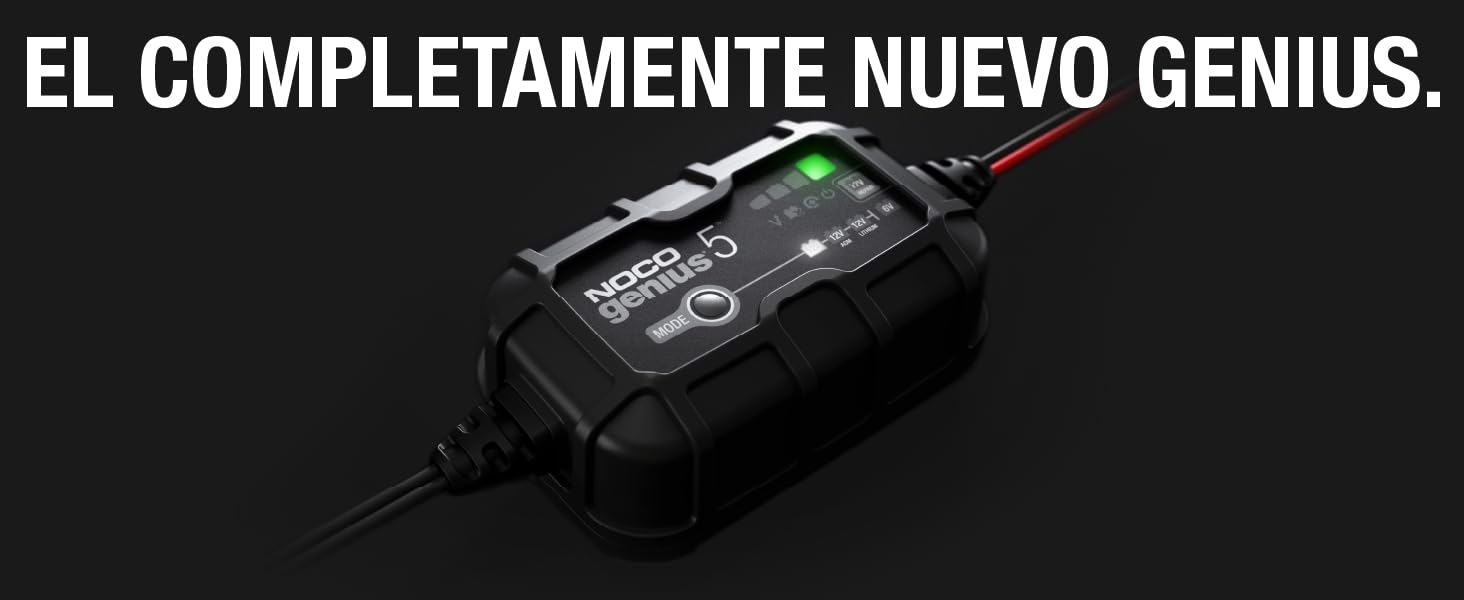Cargador de Batería de 6V y 12V GENIUS5 Noco