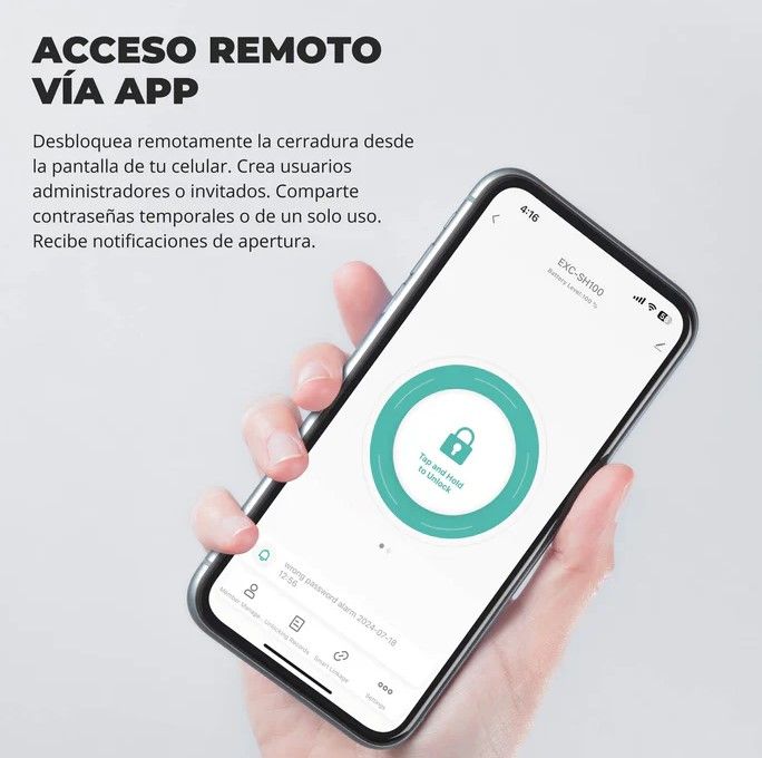Cerradura inteligente EXC-SH100 Excel