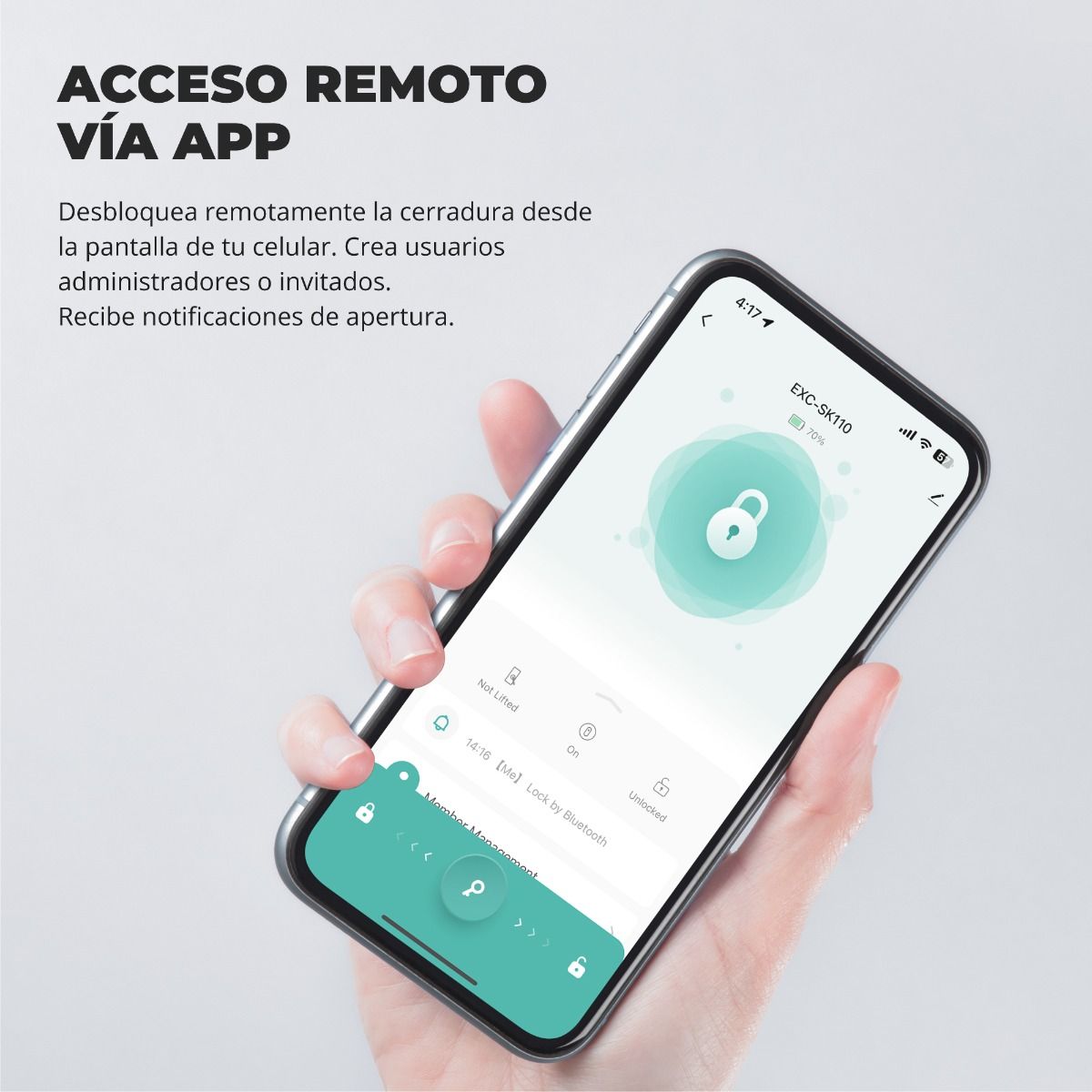 Cerradura inteligente EXC-SK110 Excel