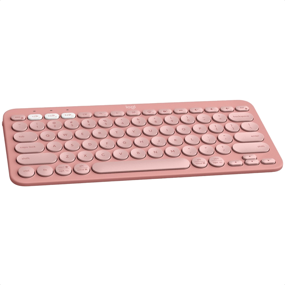 Teclado Logitech Bluetooth PEBBLE KEYS 2 K380S Rosado 920-011785