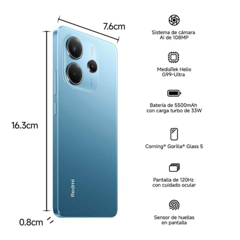 Xiaomi Redmi Note 14 256gb Y Smartwatch G-tide Power Con 3 Correas