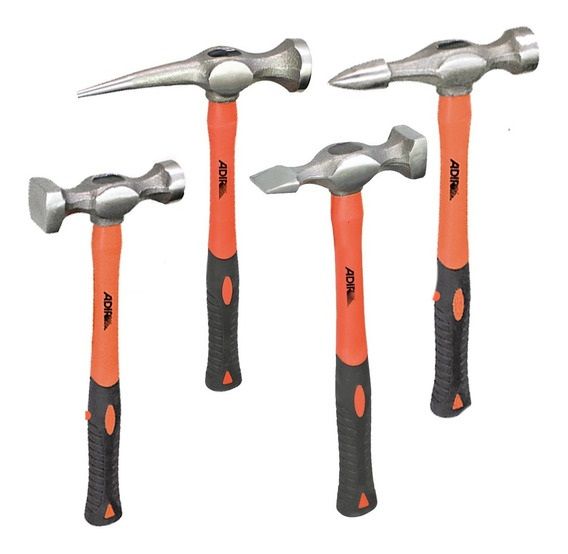 Kit de 4 Martillos para Ojalatero y Laminero 11854 Adir