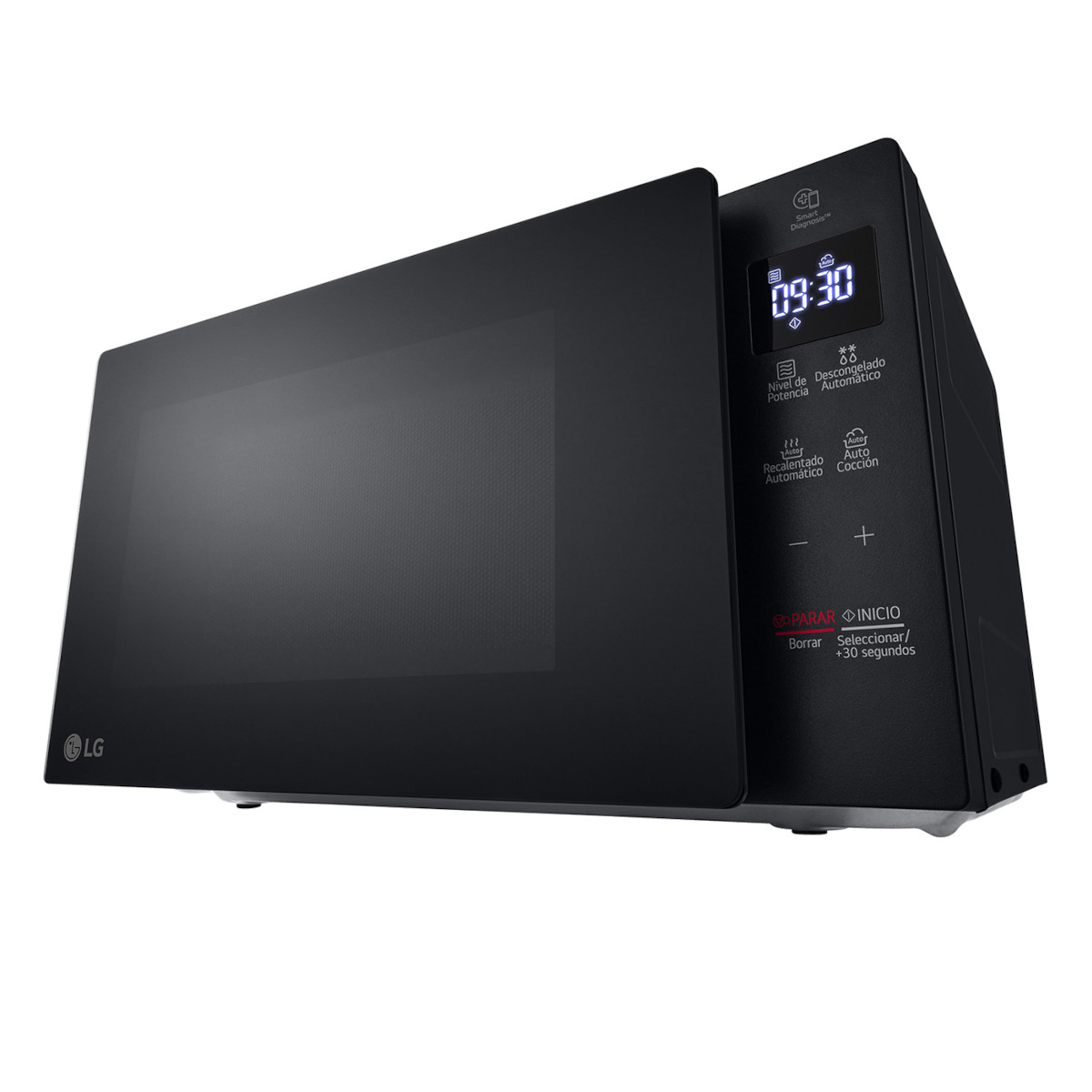 Horno de Microondas LG 0.7 Pies Cúbicos Negro MS2032GAS