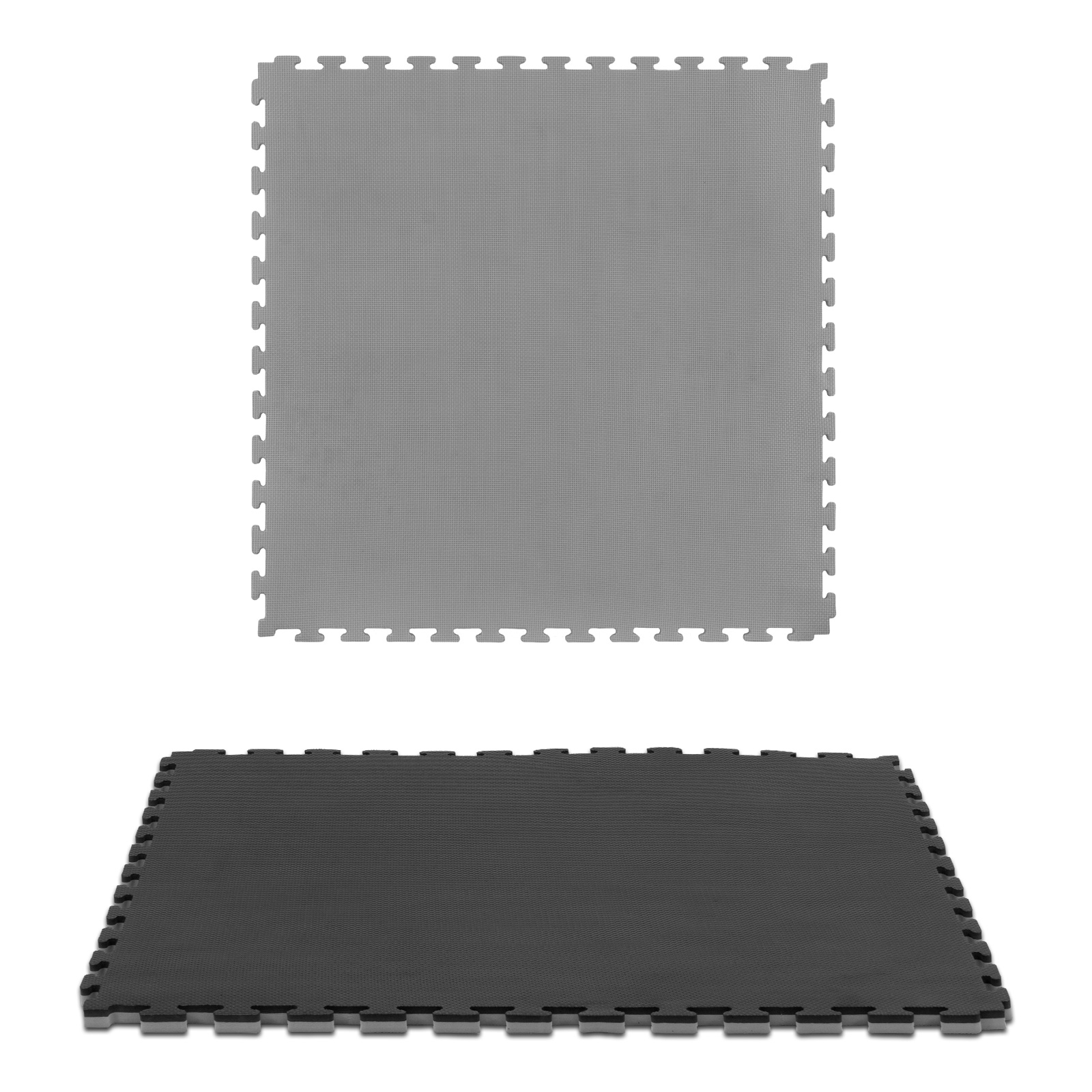 Tatami Judo Taekwondo Piso Para Gimnasio 1m Altera 1pza Patron T Color Negro-Gris