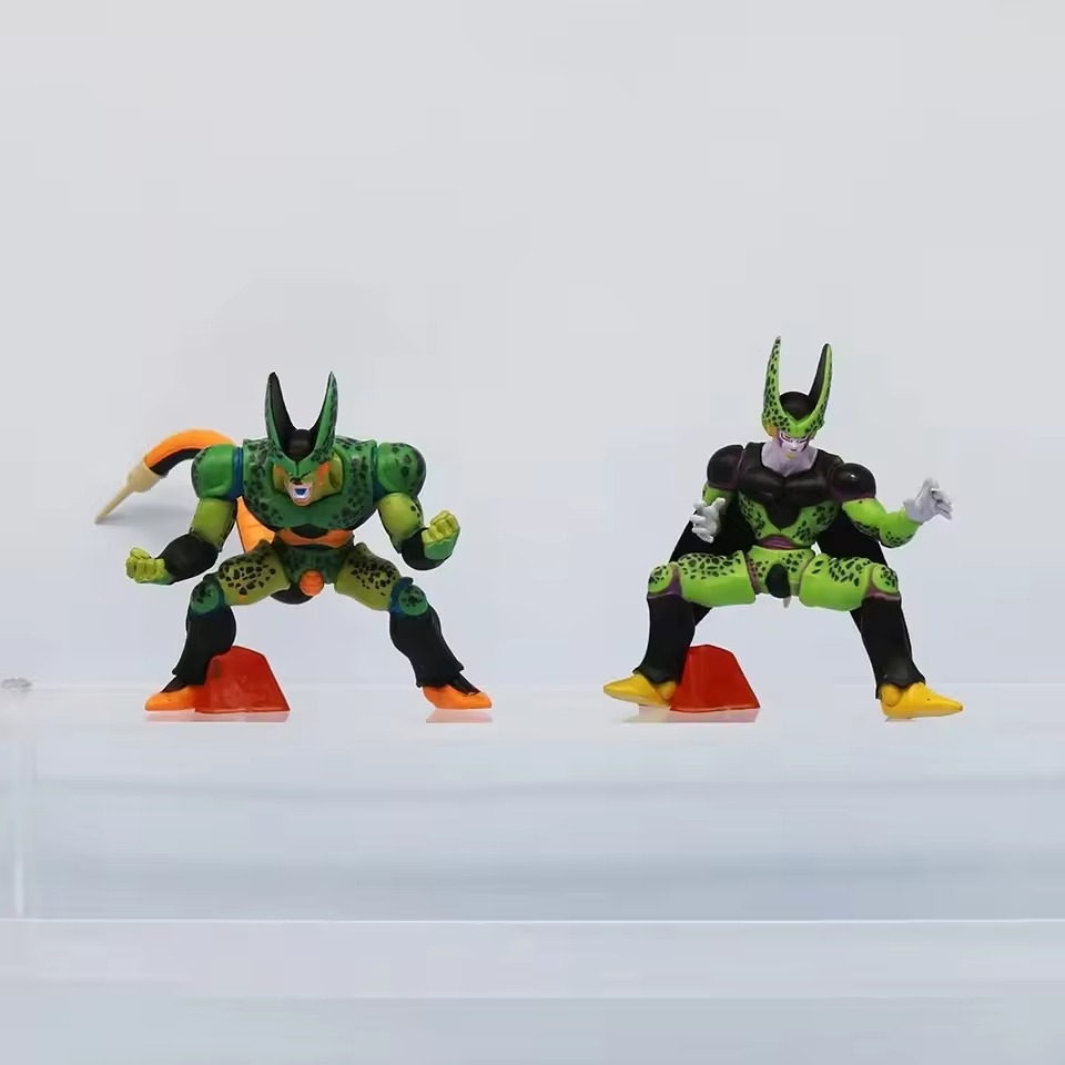 7 Figuras de Coleccion Anime Dragon Ball Cell Transformaciones Explosión