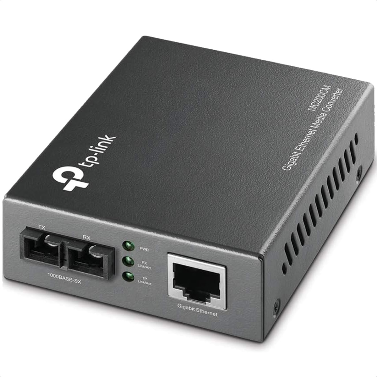 Convertidor De Medios Tp-Link MC200CM Gigabit Fibra Optica Multi-Modo