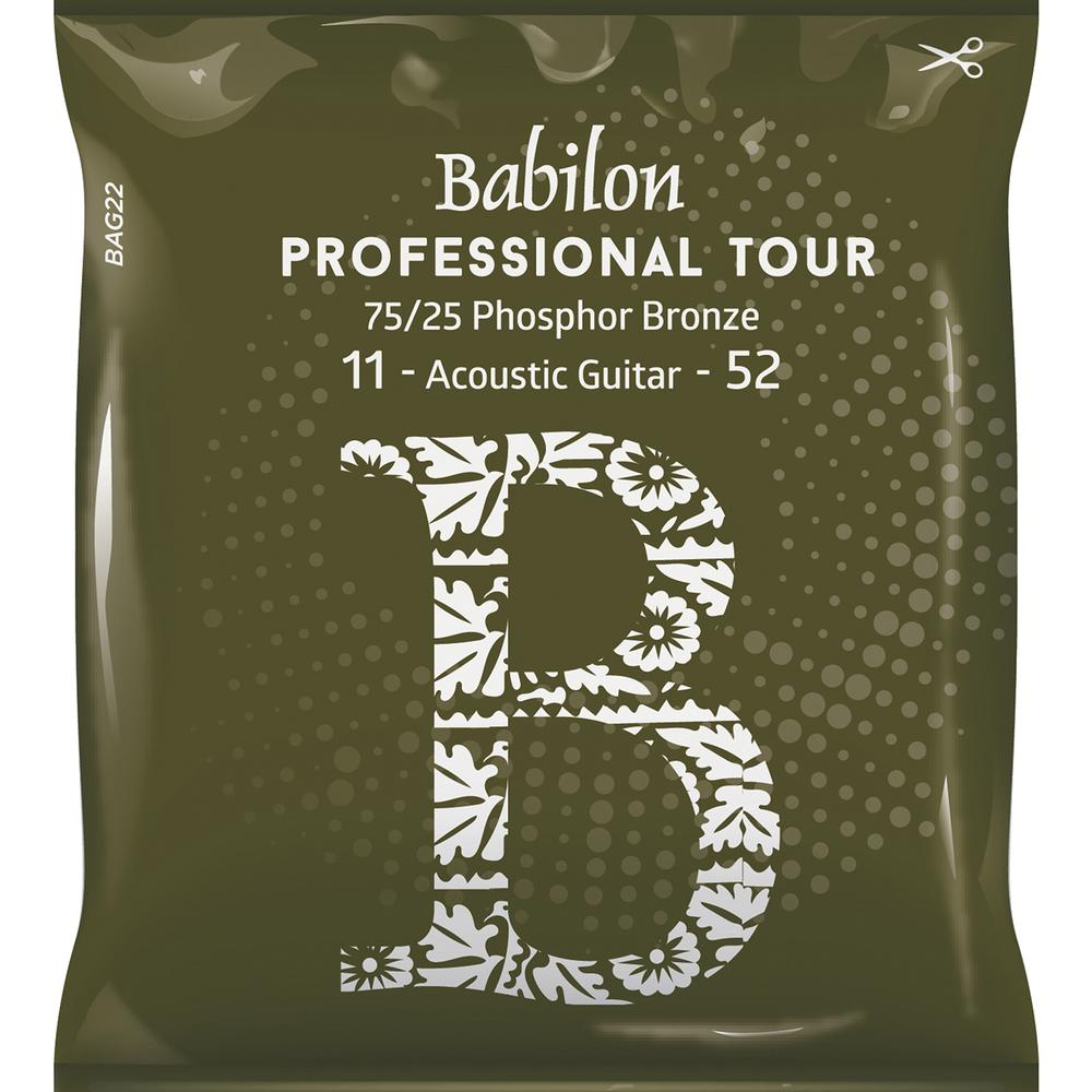 Set de Cuerdas para Guitarra Acústica (0.011-0.052) 75/25 BAG22/011 BABILON