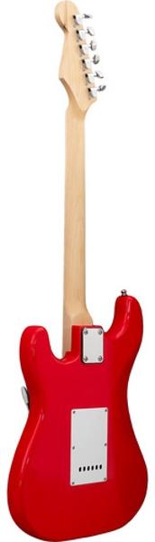 Guitarra Electrica Accesorios Rojo + Amplificador De Regalo 9v 5a Audiotek