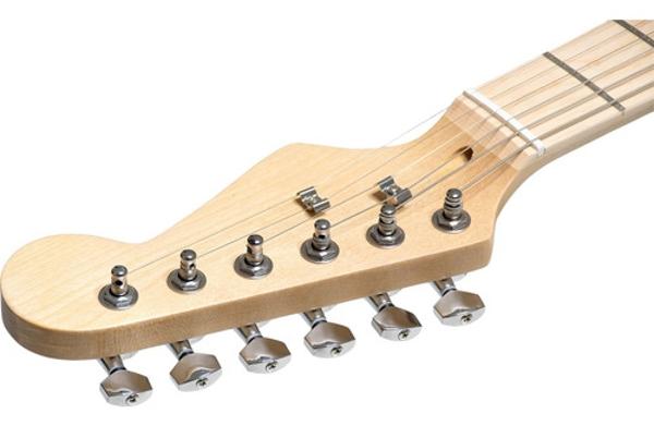 Guitarra Electrica Accesorios Rojo + Amplificador De Regalo 9v 5a Audiotek