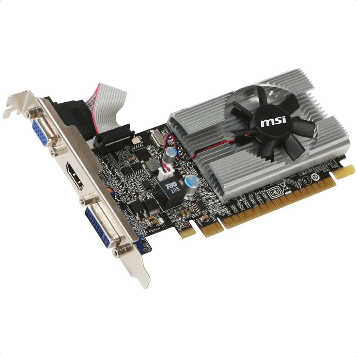 Tarjeta De Video Nvidia MSI N210 GeForce 1GB DDR3 N210-MD1G/D3 912-V809-3634