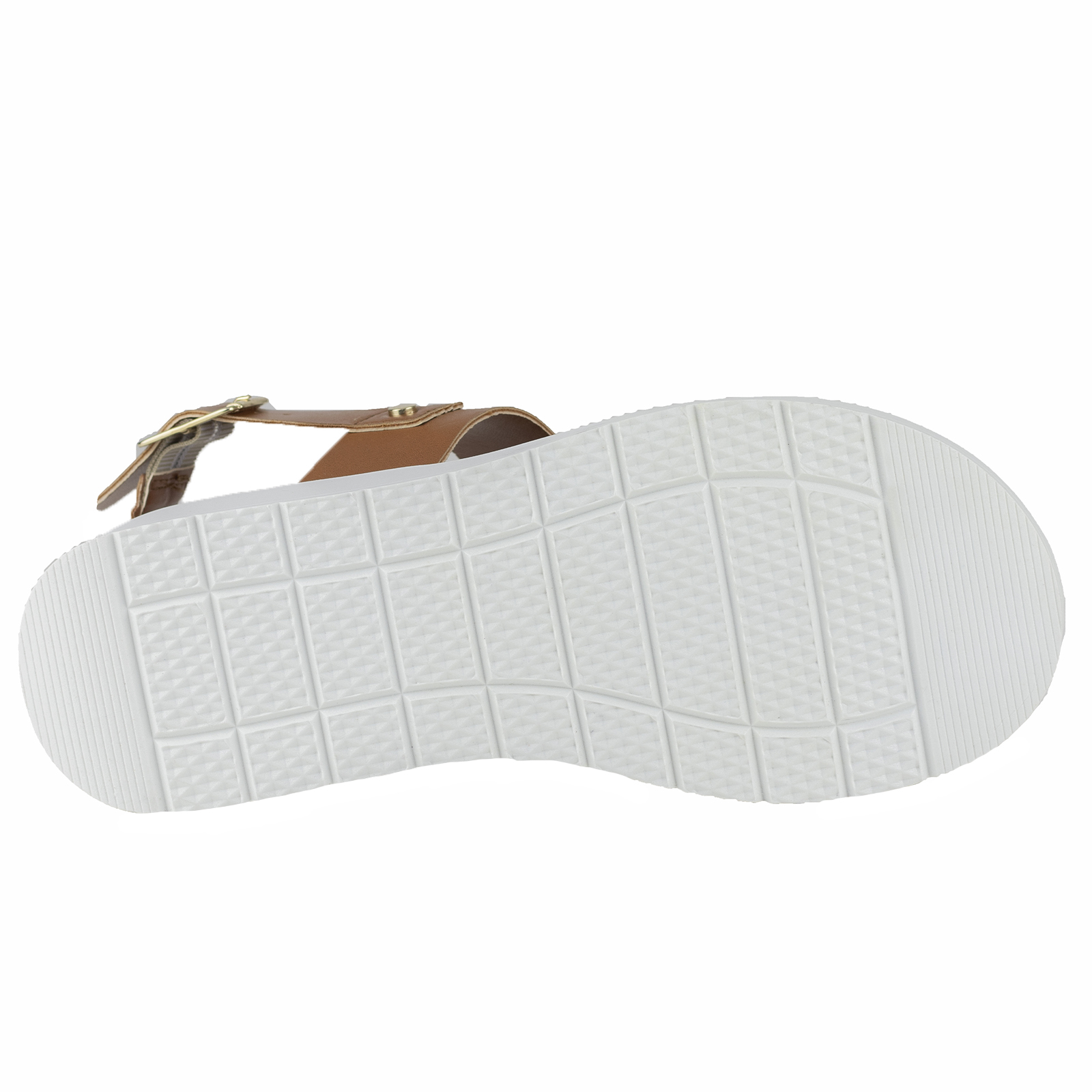 Sandalia Clásica Para Mujer Básica Lady Paulina Verano Playa 38101 Camel
