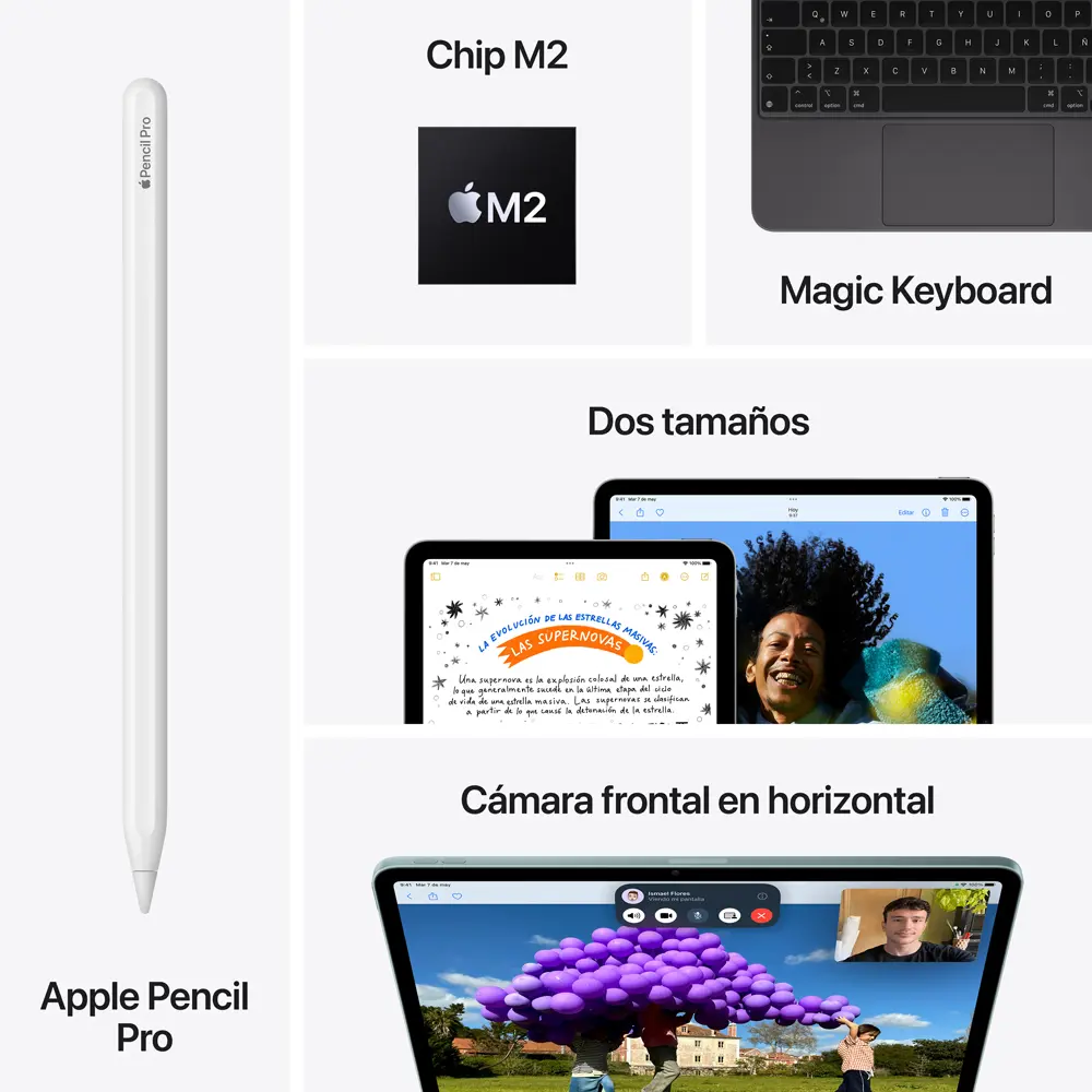 Apple iPad Air 13" Chip M2 Wi-Fi 128GB Morado