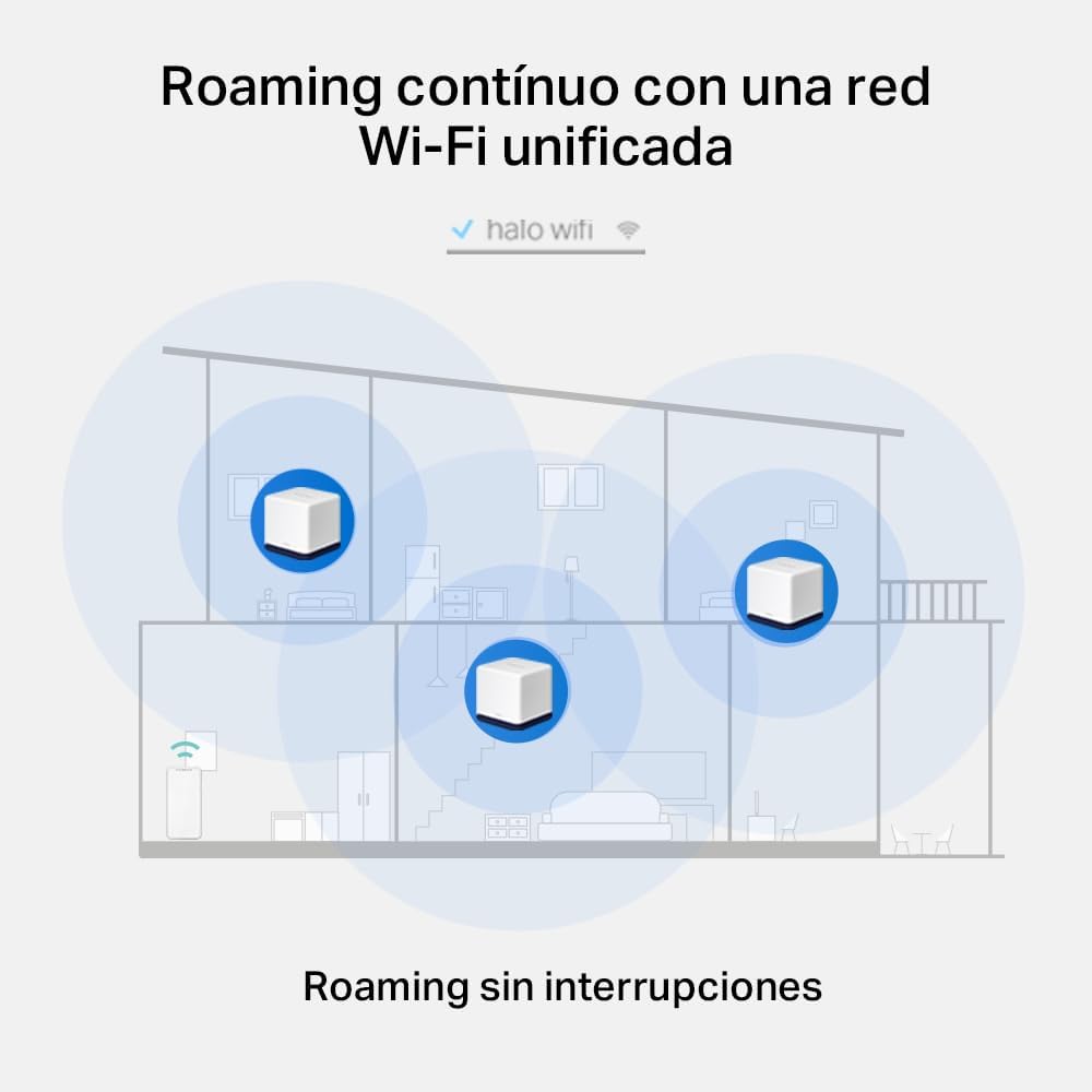 Kit Router Halo H30G Mercusys Dual Band AC1300 Mesh Wi-Fi 3 Pack