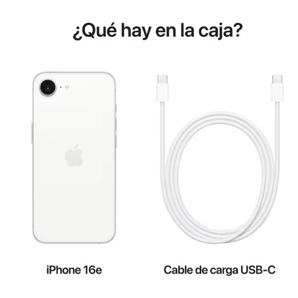 Apple iPhone 16e 128GB Blanco