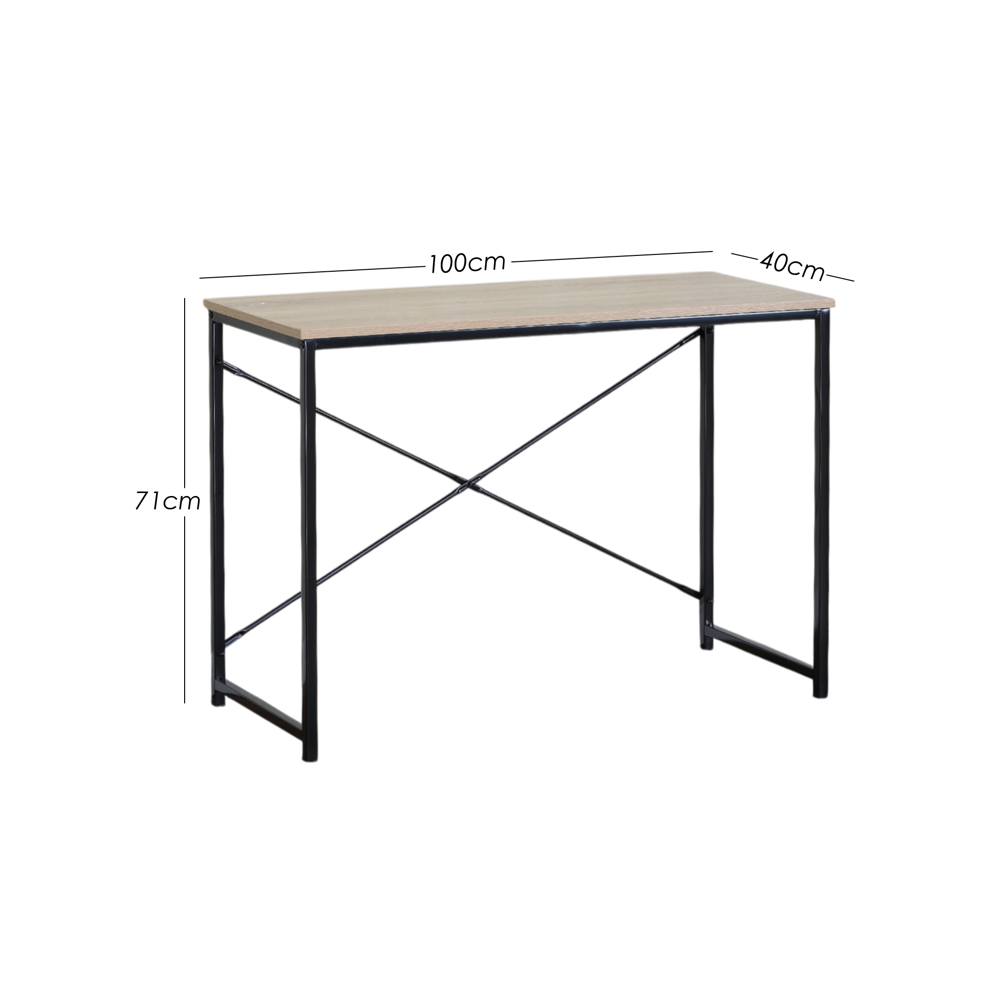 Ilios Innova | Escritorio Minimalista con Soporte en X y MDF 1.5mm