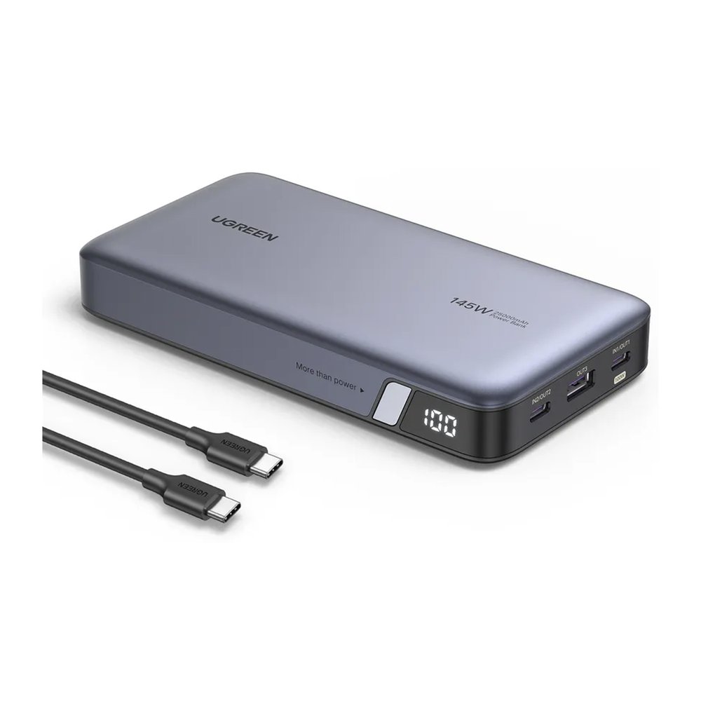 UGREEN Power Bank de 25000mAh, 3 Salidas 145W Max. | USB-A + 2 USB-C