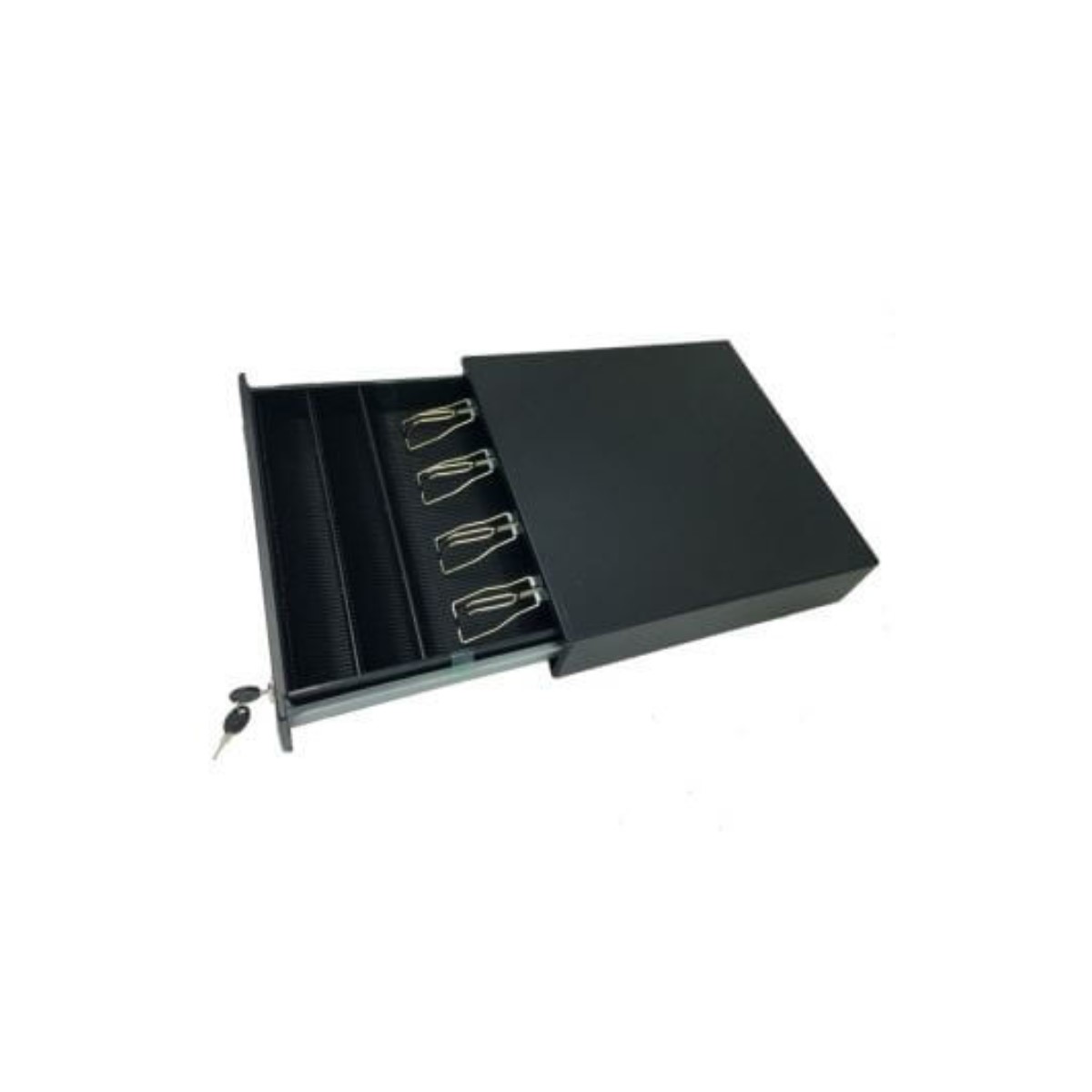 Cajon de dinero EC-CD-50M negro billetes 4 Monedas 8 oficina punto de venta negocio pc lap tienda