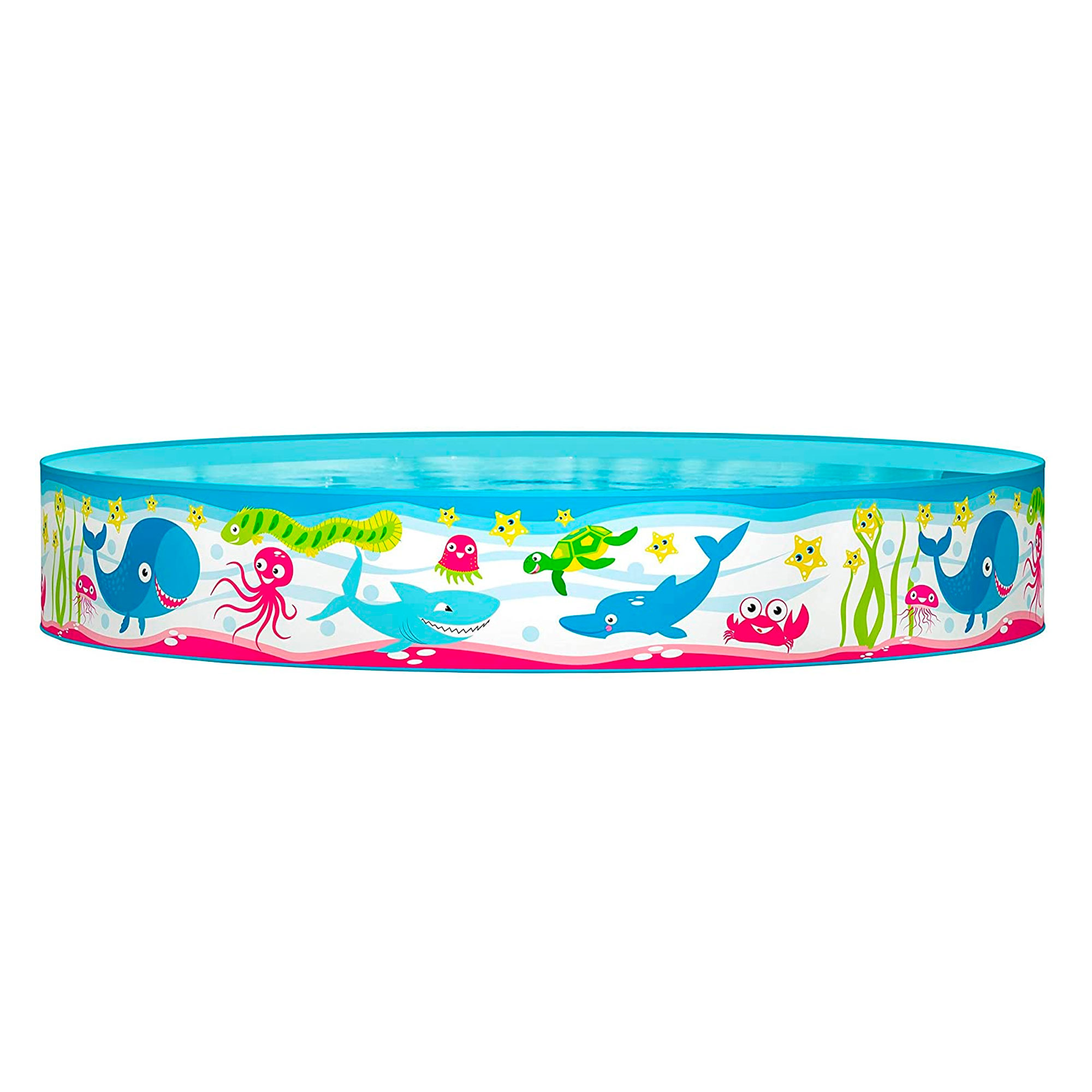 Alberca  Infantil Rígida Bestway Redonda Decoración Mar