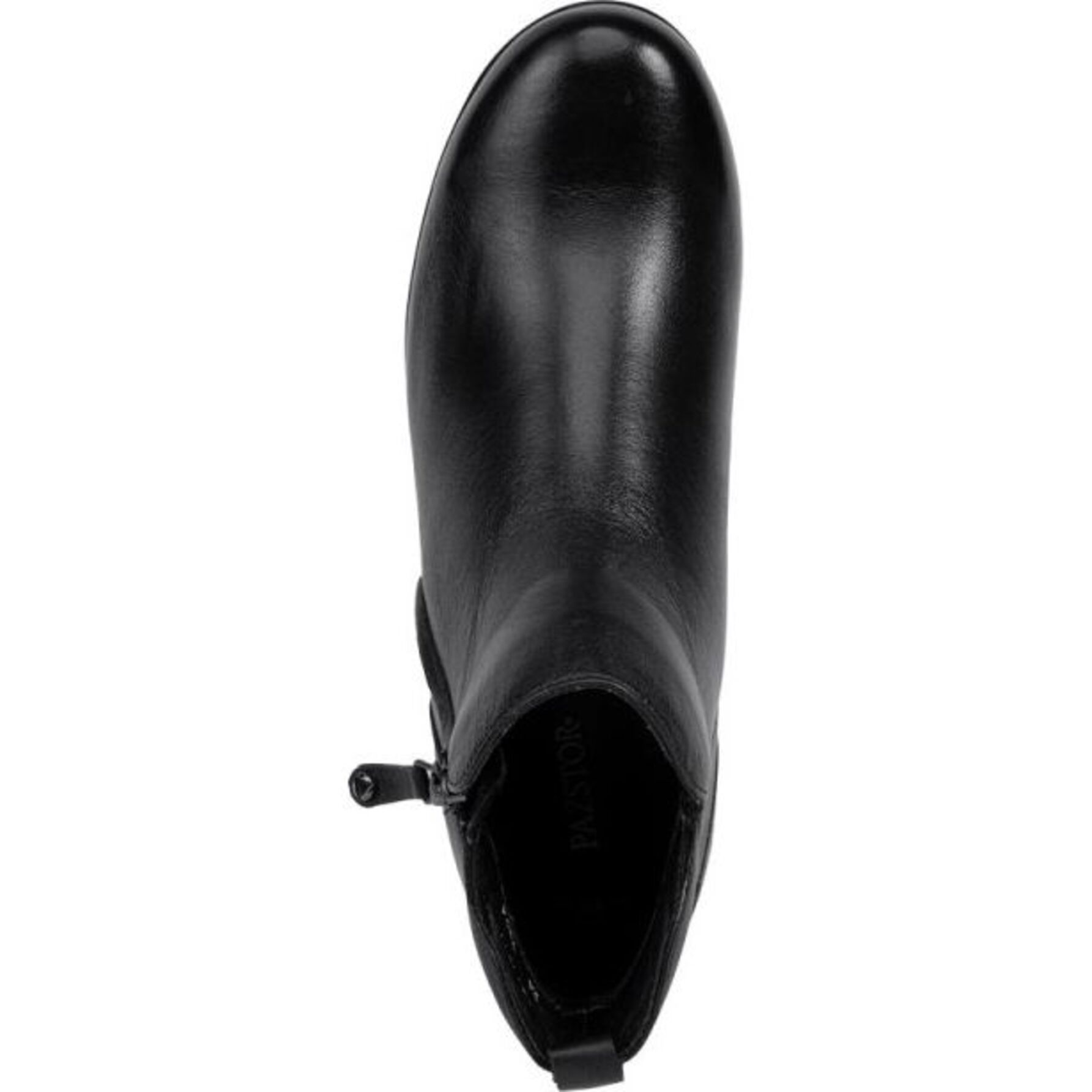 Botas para mujer, tipo confort, de piel, con cierre y acabado napa, marca Calzado Pazstor, color negro, mod. 1179787
