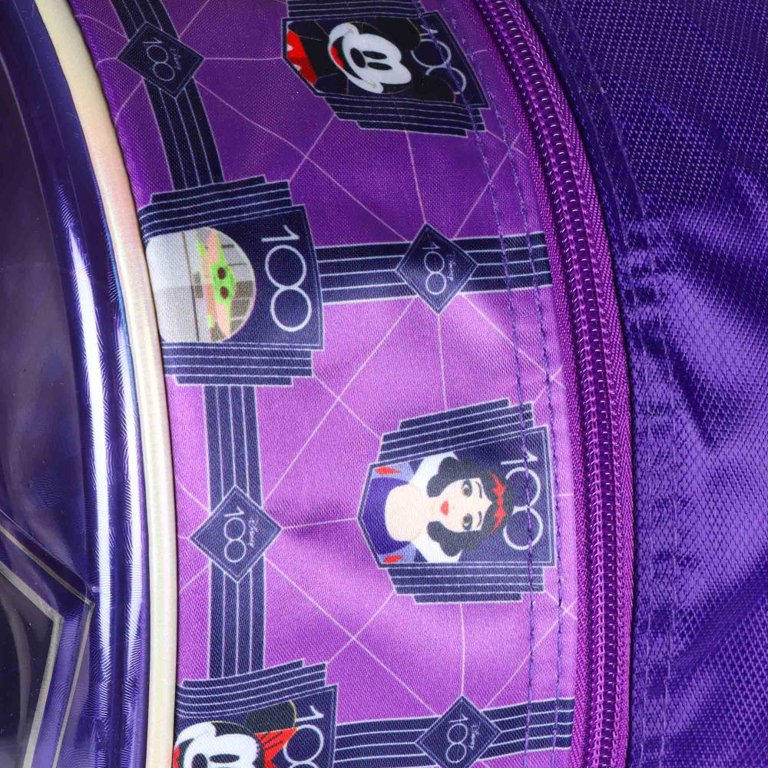 MOCHILA DISNEY 100 AÑOS 3D YEARS OF WONDER MORADA