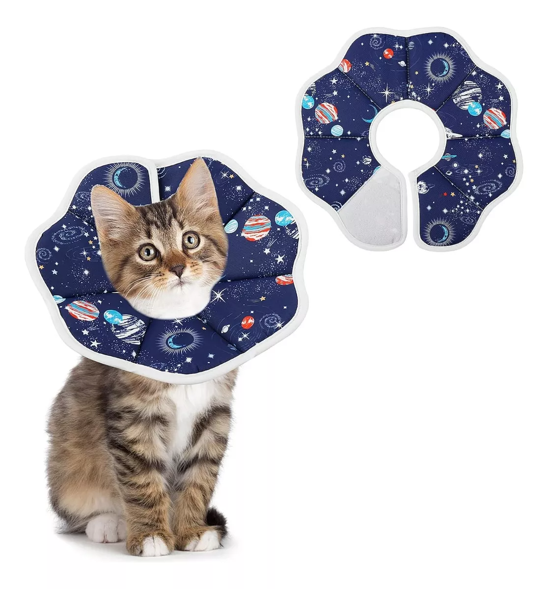 Collar Isabelino De Cono Para Mascotas Plegable Y Ajustable talla L