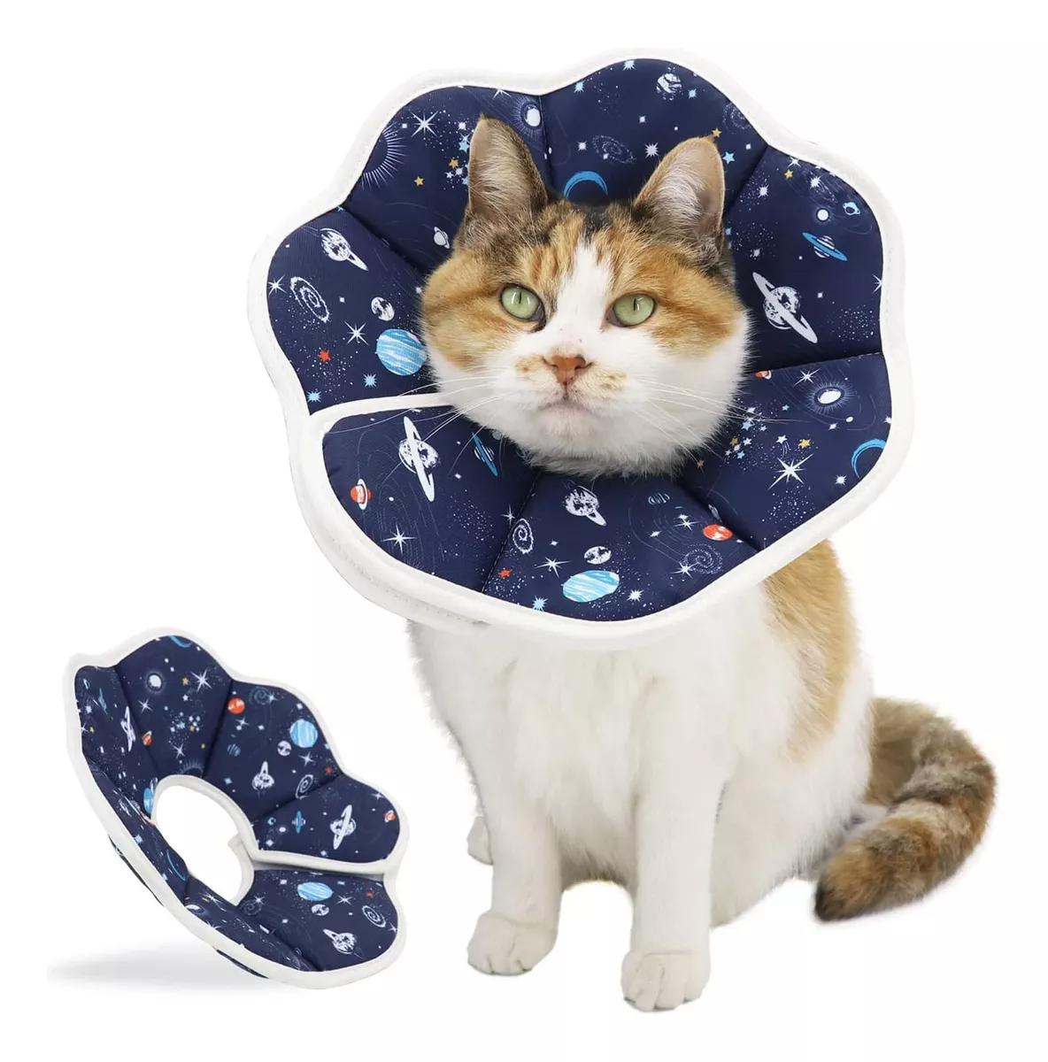 Collar Isabelino De Cono Para Mascotas Plegable Y Ajustable talla L