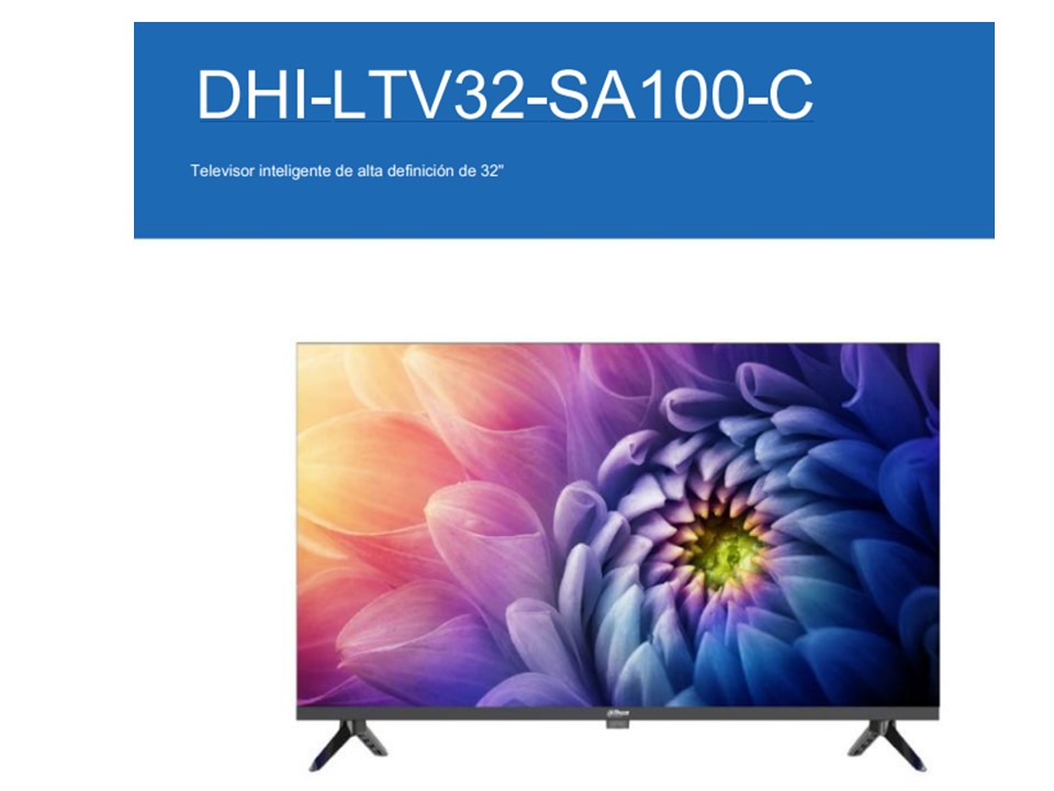 Smart Tv Pantalla Dahua 32 Android Tv Bluetooth Wifi