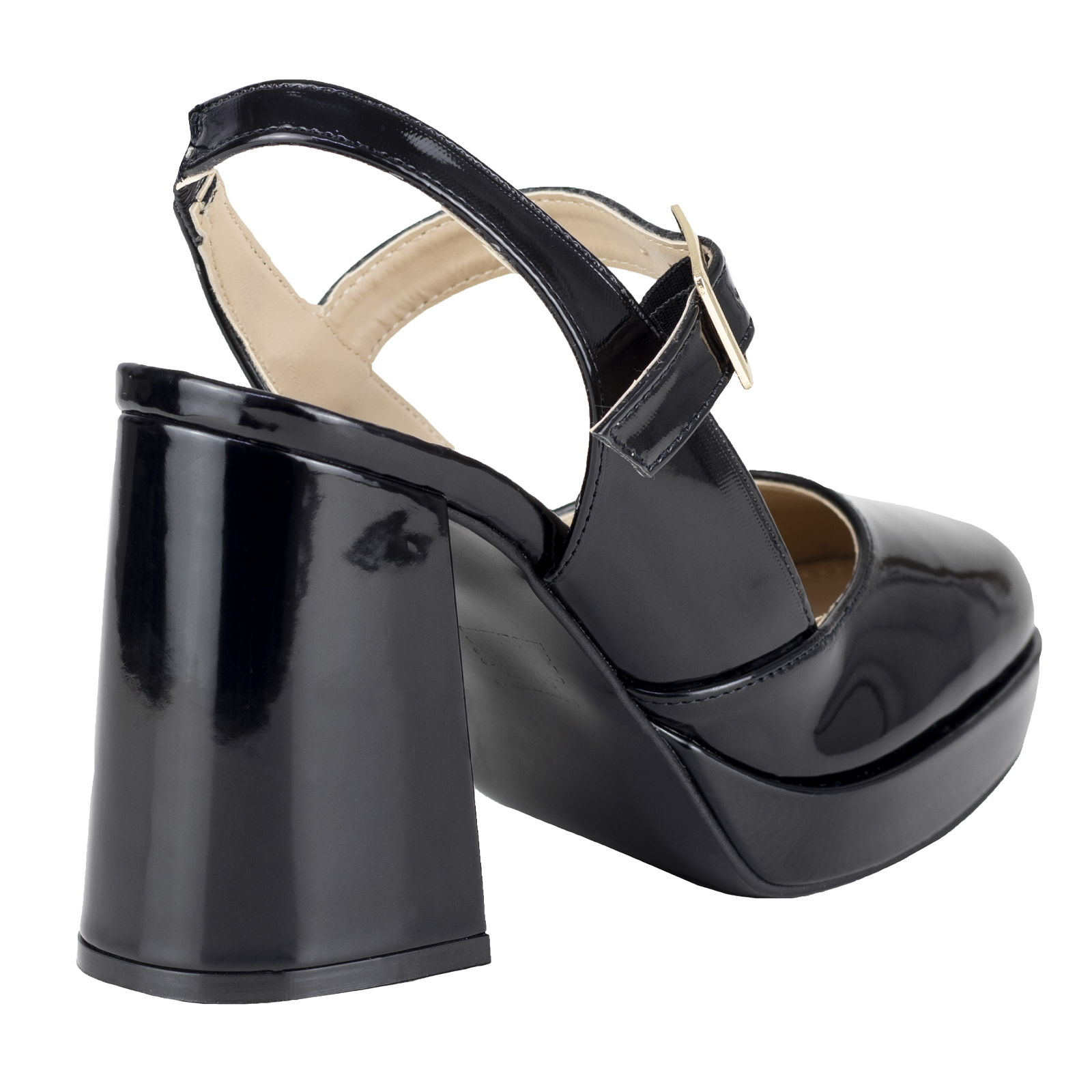 Zapatilla De Charol Para Mujer Graduación Vestir Lady Paulina 29216 Negro