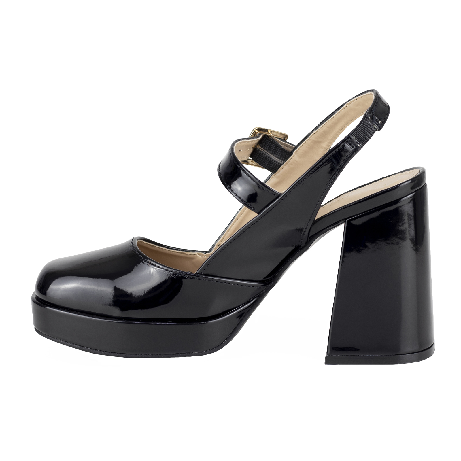 Zapatilla De Charol Para Mujer Graduación Vestir Lady Paulina 29216 Negro