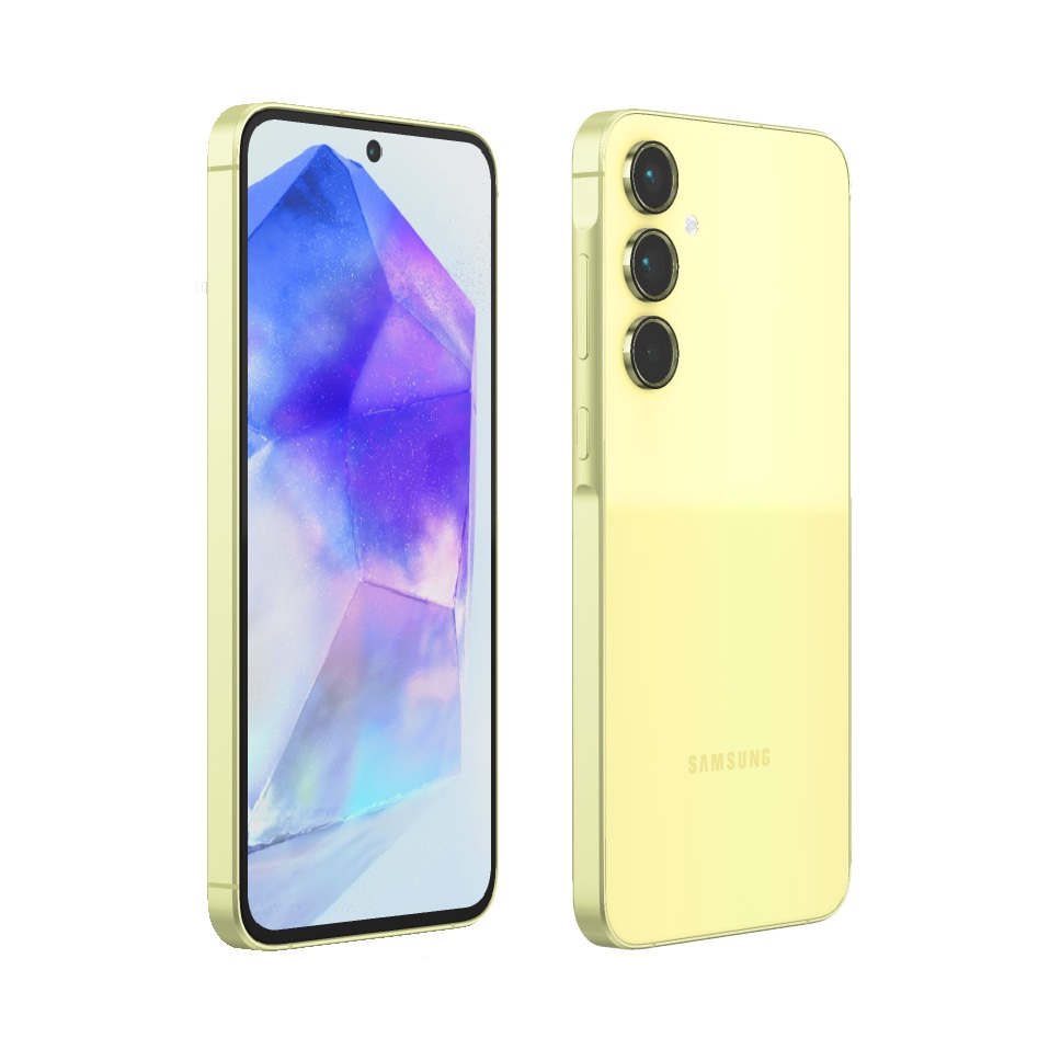 Samsung A55 5G 256Gb 8Ram Color Amarillo 2-Sim Fisicos  1-ESIM Nuevo Libre