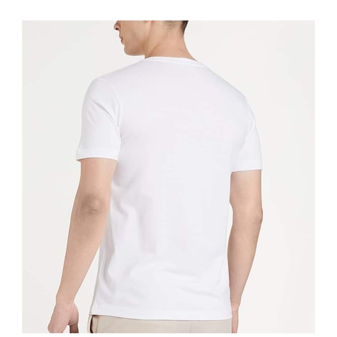 Pack de 3 Playeras Cuello V Manga Corta Slim Fit