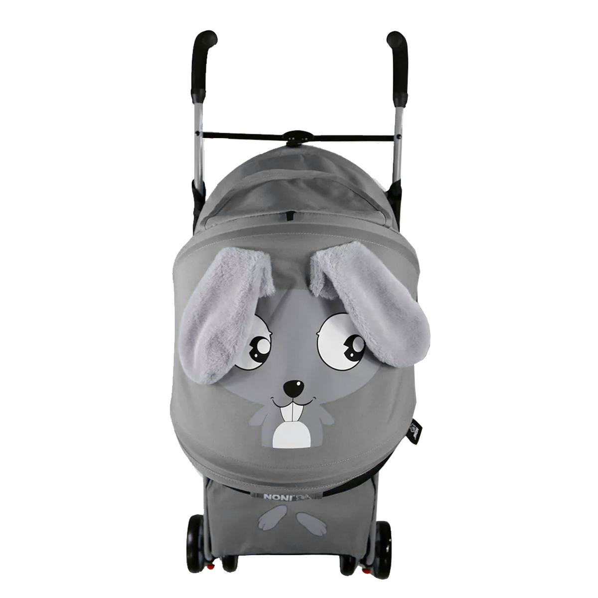 Carriola Para Bebe De Bastón Animada Noni Is-666 G Color Gris Chasis Negro