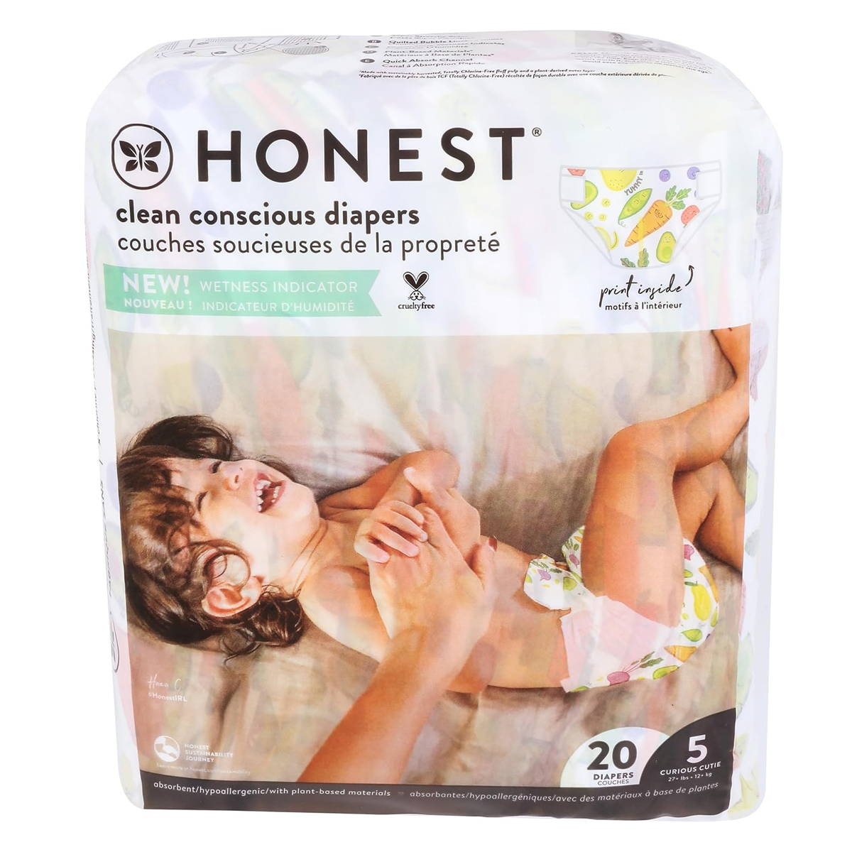 Pañales Honest Talla 5 So Delish 20pz