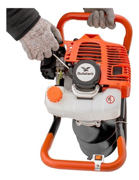 Motoperforadora Ahoyadora 3 Brocas 49cc 2.4hp 6500rpm Gutstark Home