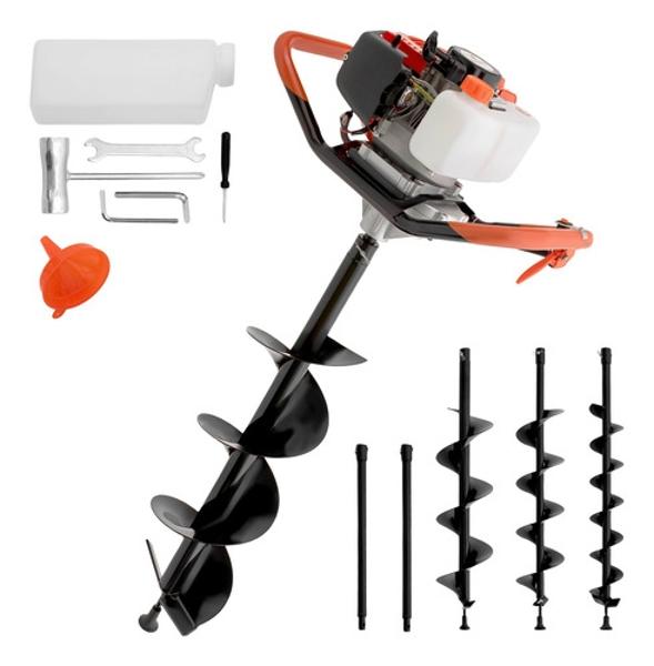Motoperforadora Ahoyadora 3 Brocas 49cc 2.4hp 6500rpm Gutstark Home