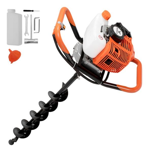 Motoperforadora Ahoyadora Motor Gasolina 49cc 2.4hp 6500rpm Gutstark Home