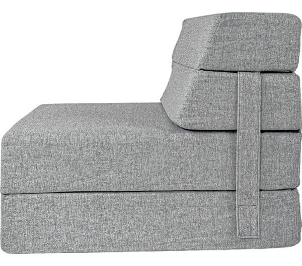 Sillon Sofa Cama Futon Plegable Modular Sala Mueble 3 En 1 Houzer