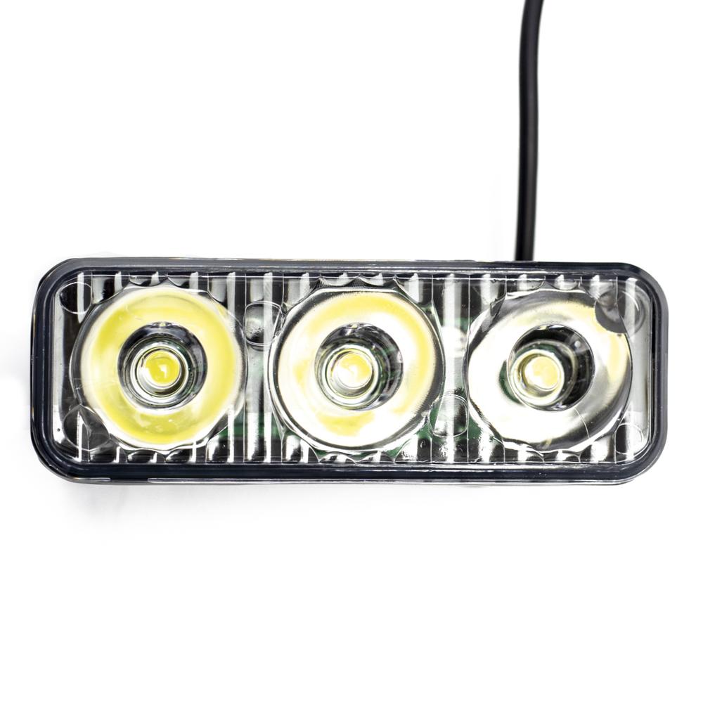 Faro principal RT-E03 led rectangular 10W 8.7x3cm 630l