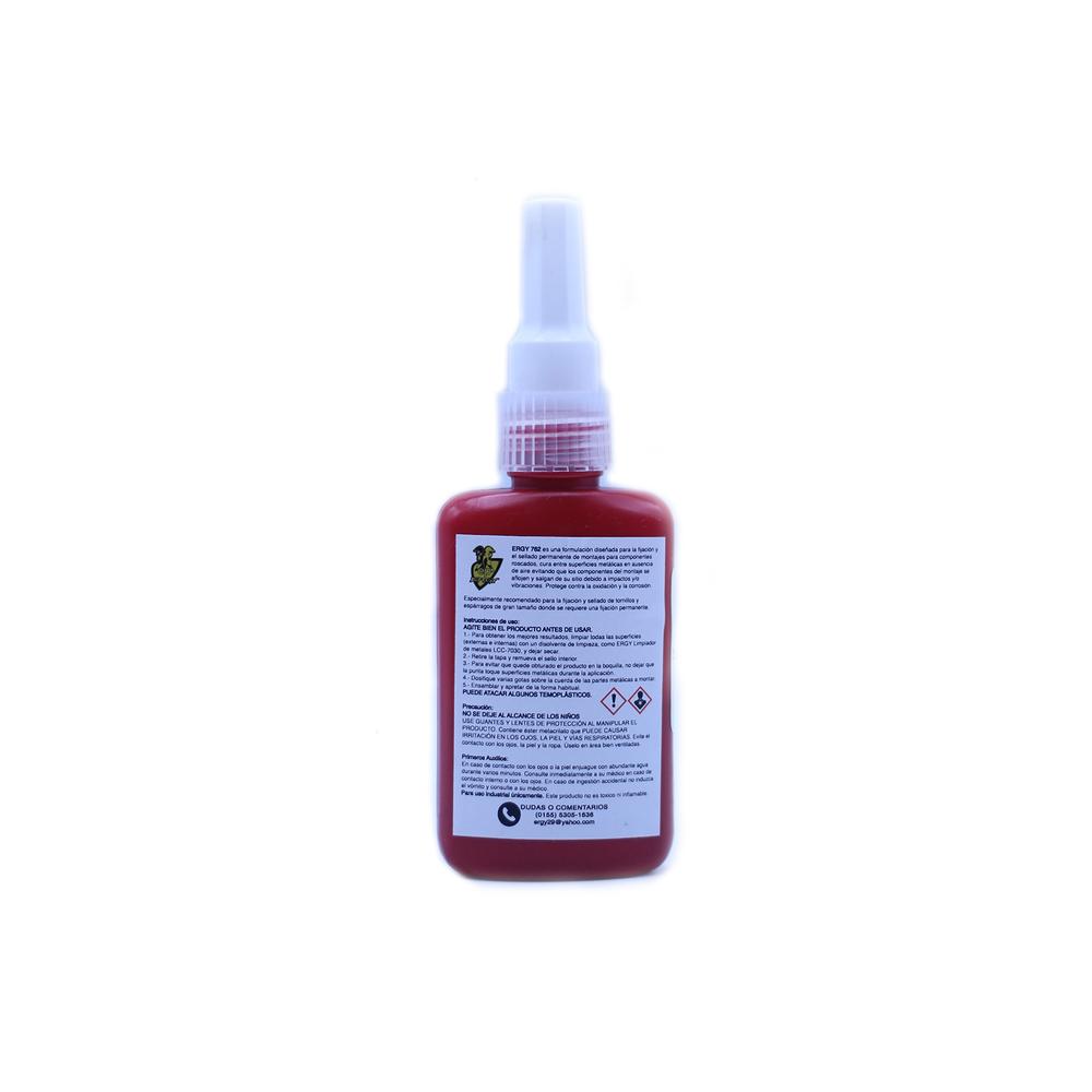 Fijador de tornillos provisional rojo 50ml Ergy