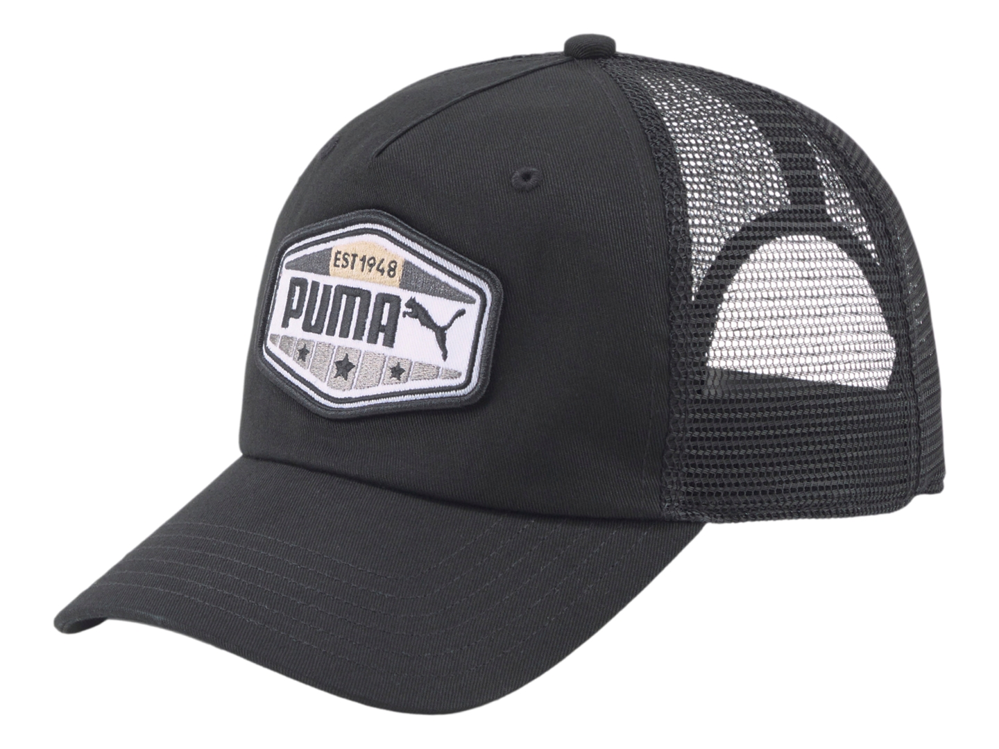 Gorra Trucker Puma Negra Unisex 