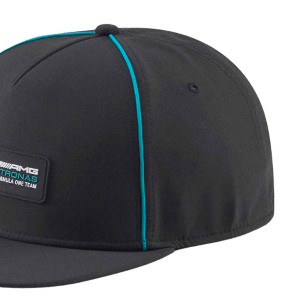 Gorra Puma MErcedes AMG Petronas Negra Visera Plana 