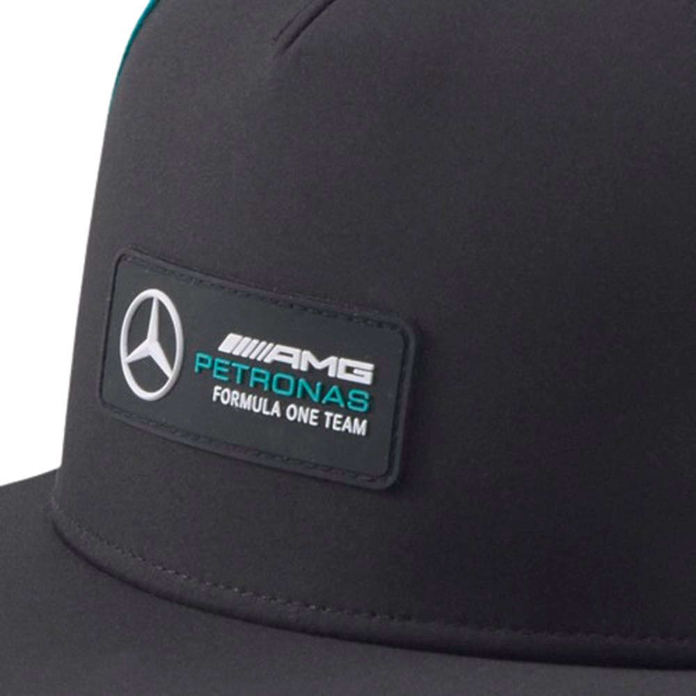 Gorra Puma MErcedes AMG Petronas Negra Visera Plana 