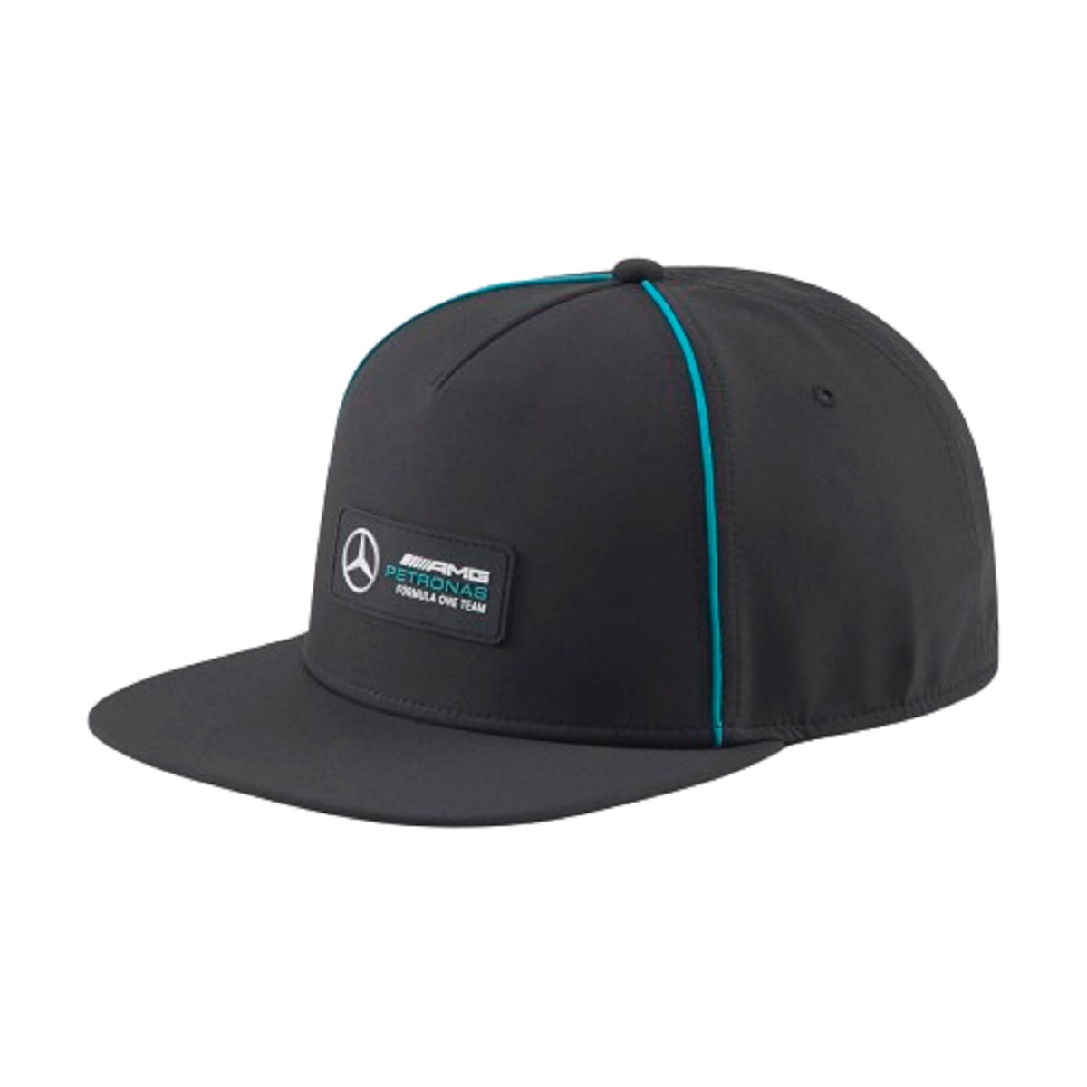 Gorra Puma MErcedes AMG Petronas Negra Visera Plana 