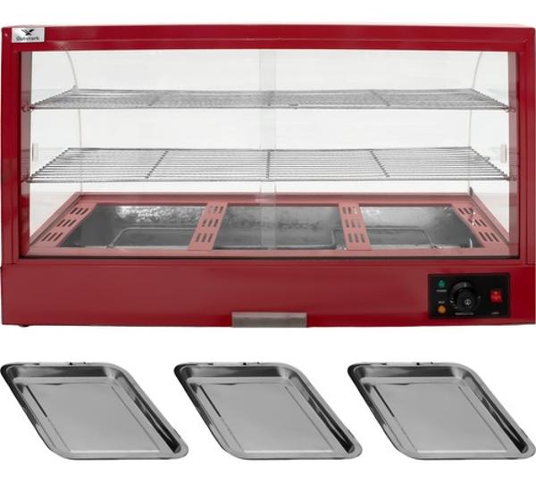 Vitrina Exhibidor Alimentos Calientes Mostrador Cristal Gutstark Home